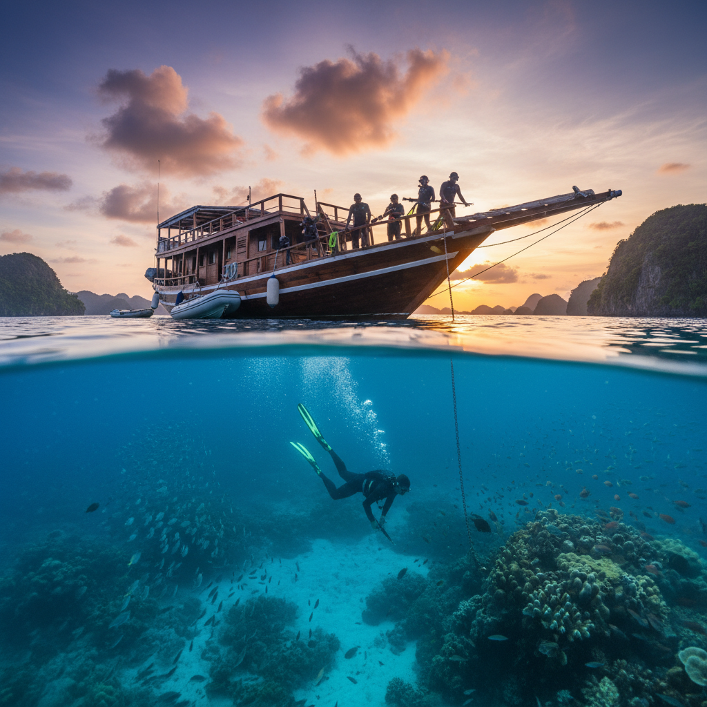 Raja Ampat best time freediving manta season clear water visibility seasonal guide