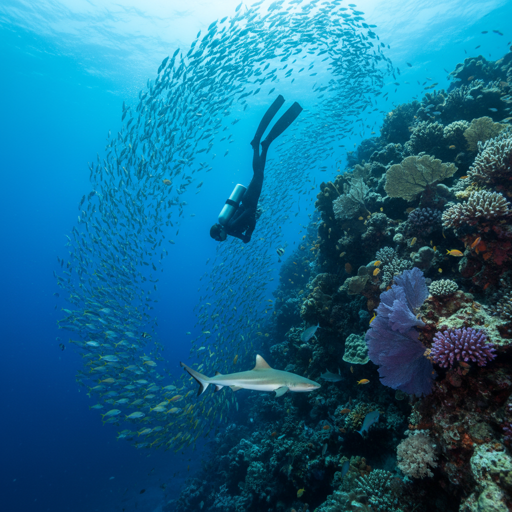 Raja Ampat Phinisi liveaboard freedive voyage Misool sunset Dampier Strait